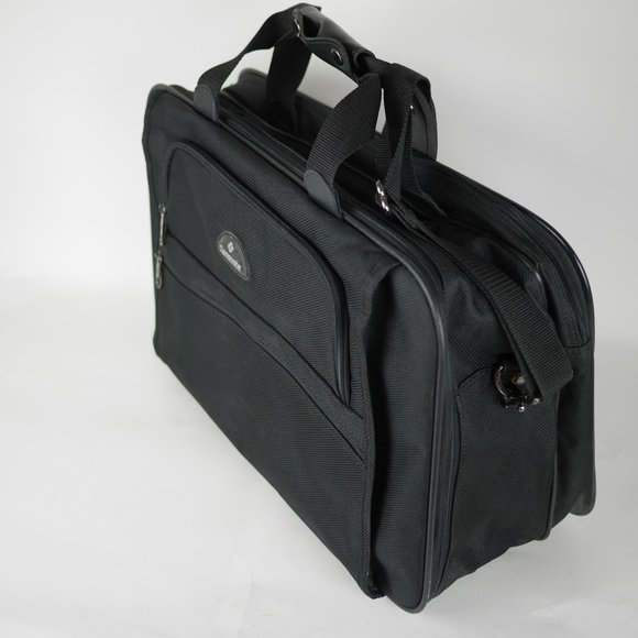 Samsonite Bags Samsonite Streamlite Black Canvas Laptop Computer